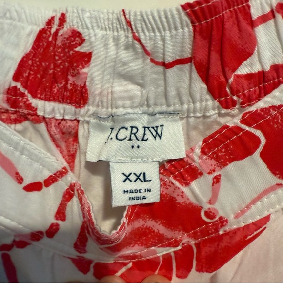 J. Crew Midi Poplin Skirt with Red/Blue Lobster and Starfish Print - Picture 6 of 9